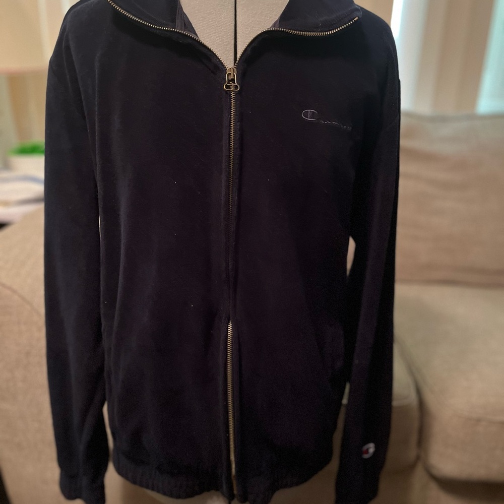Champion Black Logo Sweatshirt
